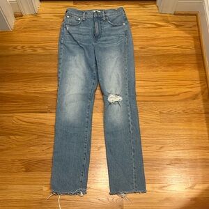 Madewell Perfect Vintage Jean, size 26 tall